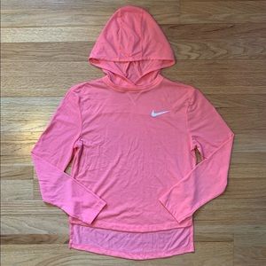 NWOT - Nike Dri-Fit Pink Ultra-Lightweight Pullover. Size XS/S.